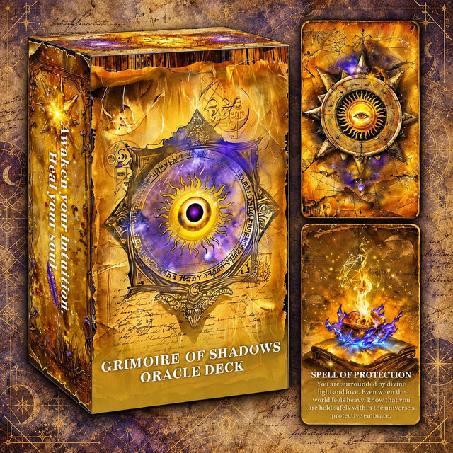 Grimoire of Shadows Oracle — Mystical Oracle Cards for Shadow Work and Self-Reflection