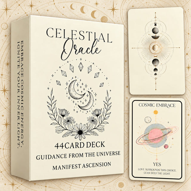 Celestial Oracle — Yes or No Oracle Cards for Intuition and Self-Reflection