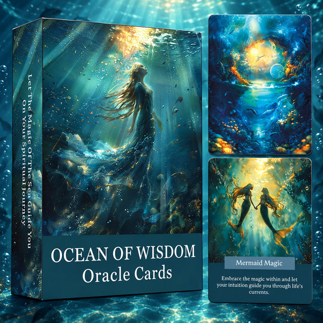 Ocean of Wisdom Oracle — Ocean Fantasy Oracle Cards for Intuition and Renewal