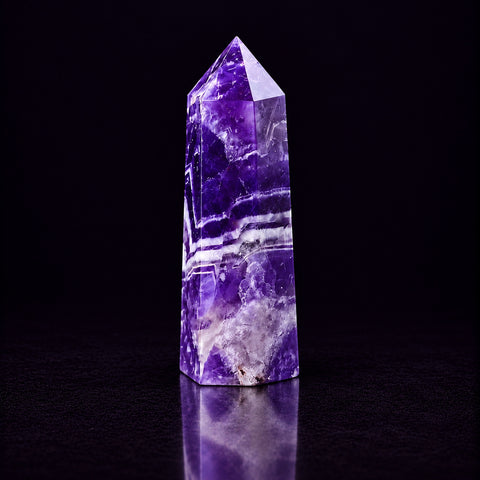 Amethyst Crystal Tower — Intuition and Energy Amplification