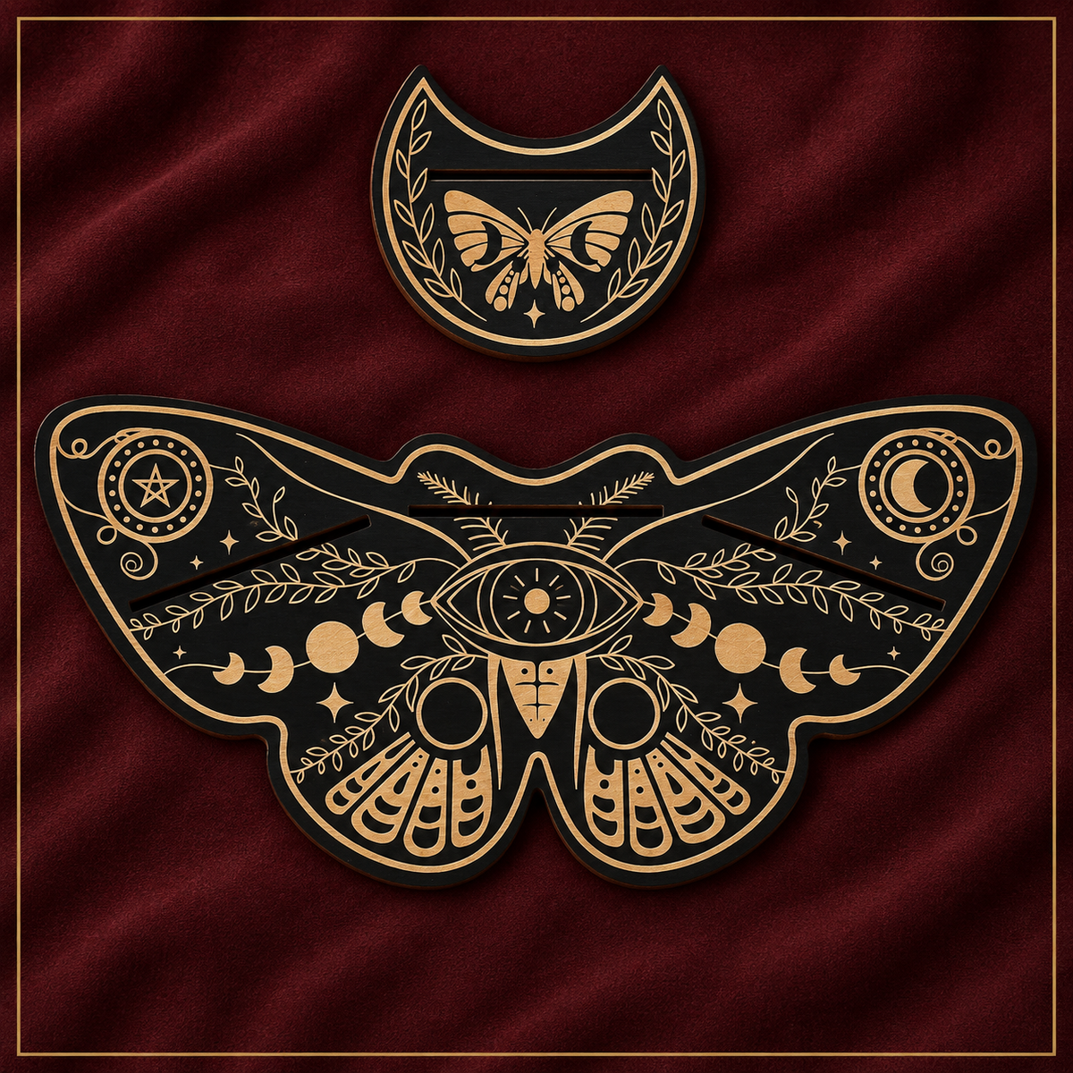 Celestial Butterfly Tarot Card Stand – Tarot Display and Ritual Decor