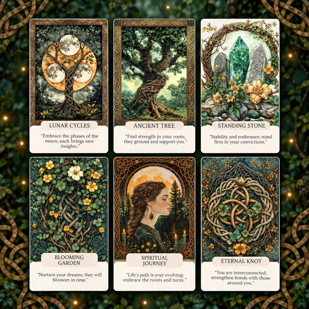 Celtic Magic Oracle — Forest-Inspired Oracle Cards for Grounding and Renewal