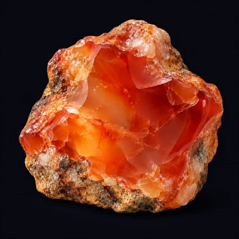 Carnelian — AI mineral illustration