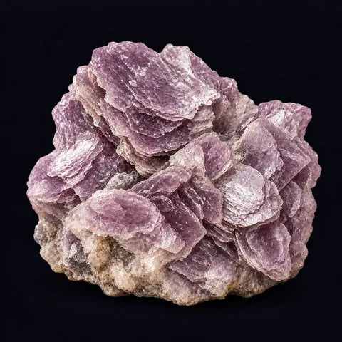 Lepidolite — AI mineral illustration