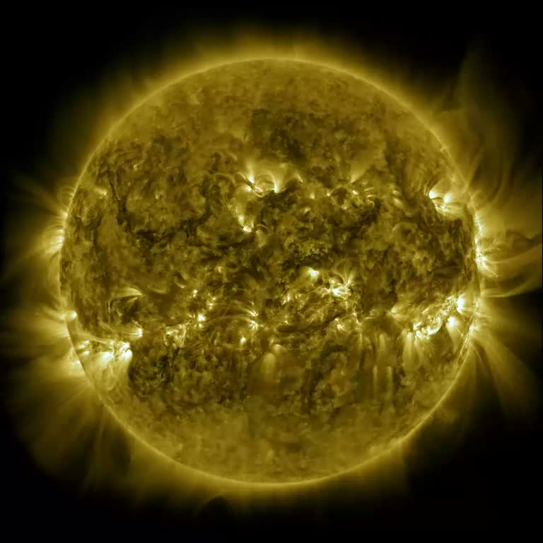 NASA SDO solar observation
