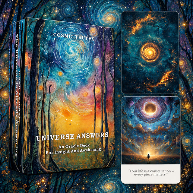 Cosmic Truths Oracle — Cosmic Fantasy Oracle Cards for Intuition and Self-Reflection
