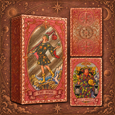 Triple Star Tarot — Embossed Metallic Tarot Cards for Inspiration and Direction