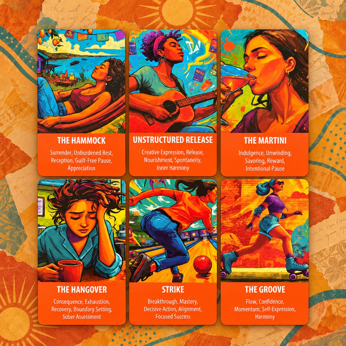 The Daily Rhythms Oracle — Daily Guidance Oracle Cards for Mindfulness and Self-Reflection
