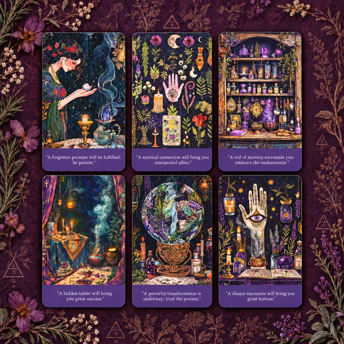 Fortune Teller Oracle — Mystical Oracle Cards for Intuition and Self-Reflection