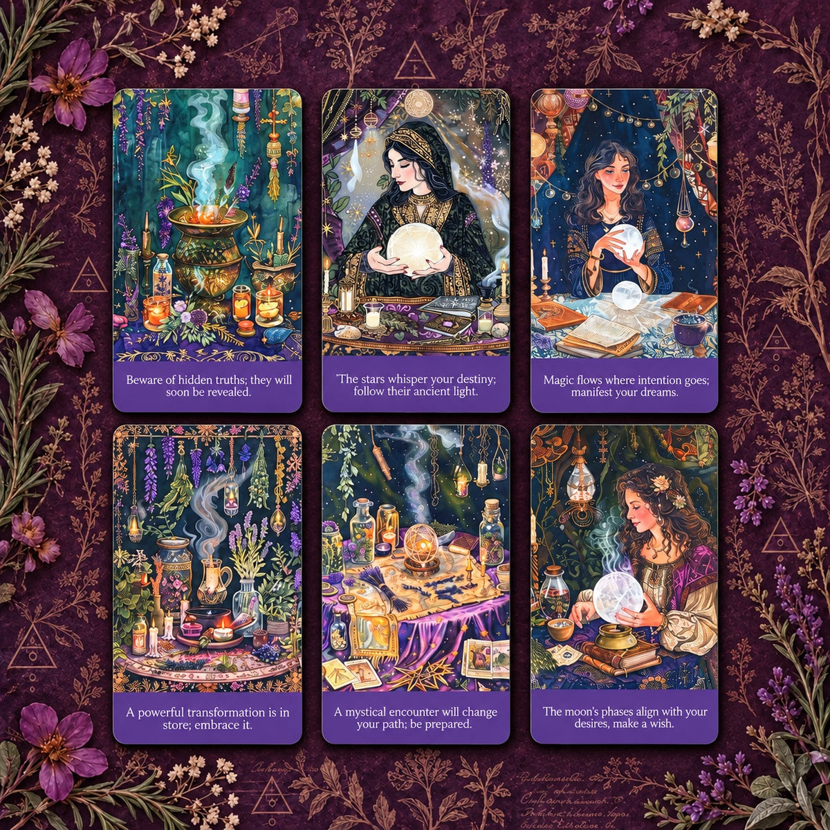 Fortune Teller Oracle — Mystical Oracle Cards for Intuition and Self-Reflection