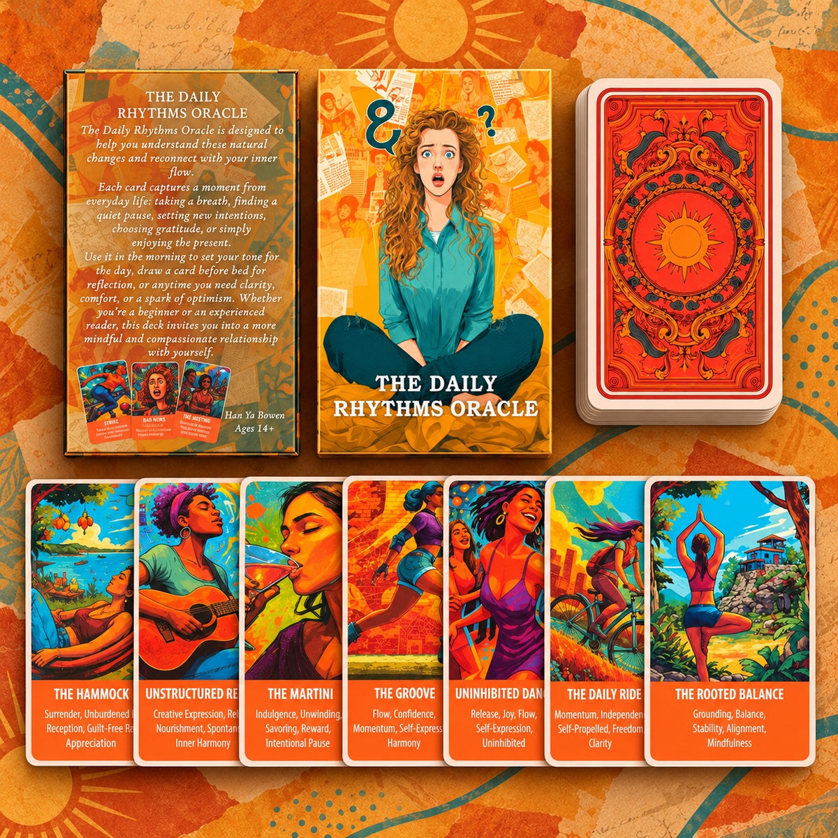 The Daily Rhythms Oracle — Daily Guidance Oracle Cards for Mindfulness and Self-Reflection