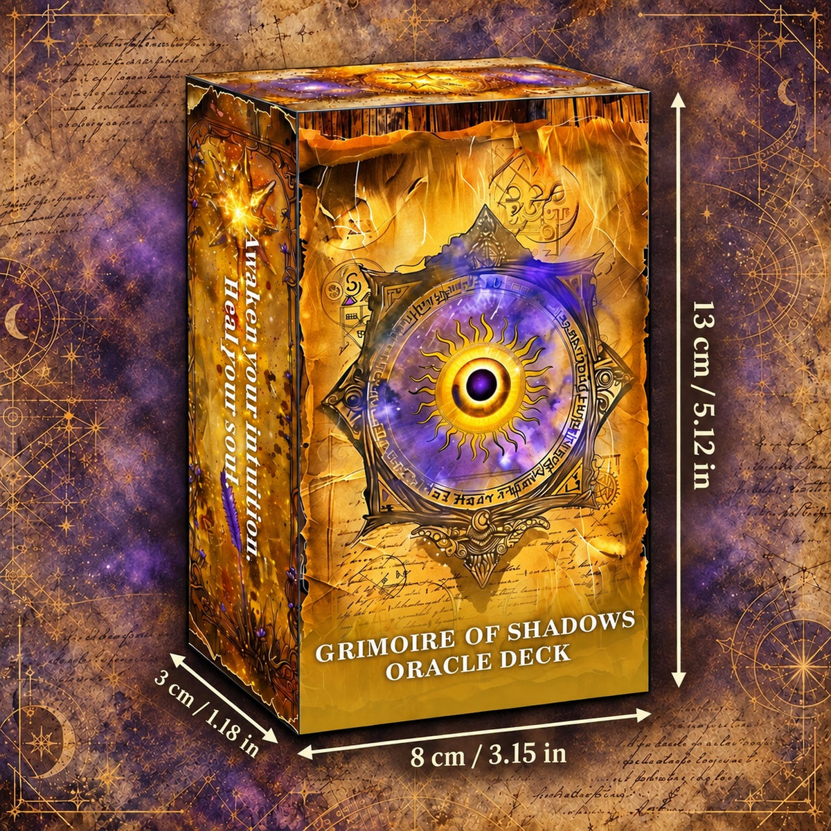 Grimoire of Shadows Oracle — Mystical Oracle Cards for Shadow Work and Self-Reflection