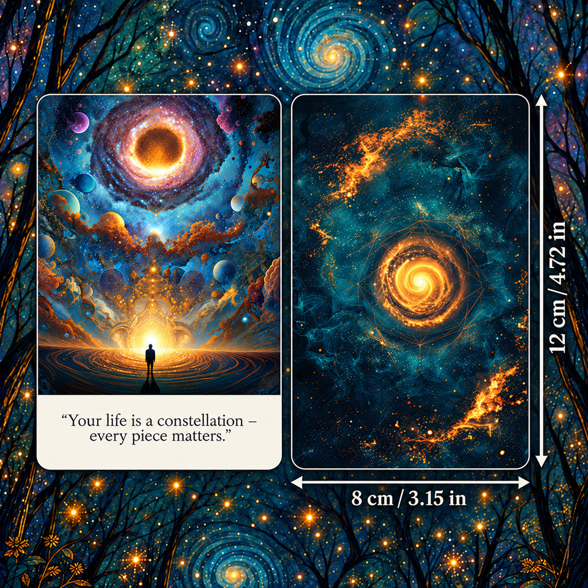 Cosmic Truths Oracle — Cosmic Fantasy Oracle Cards for Intuition and Self-Reflection