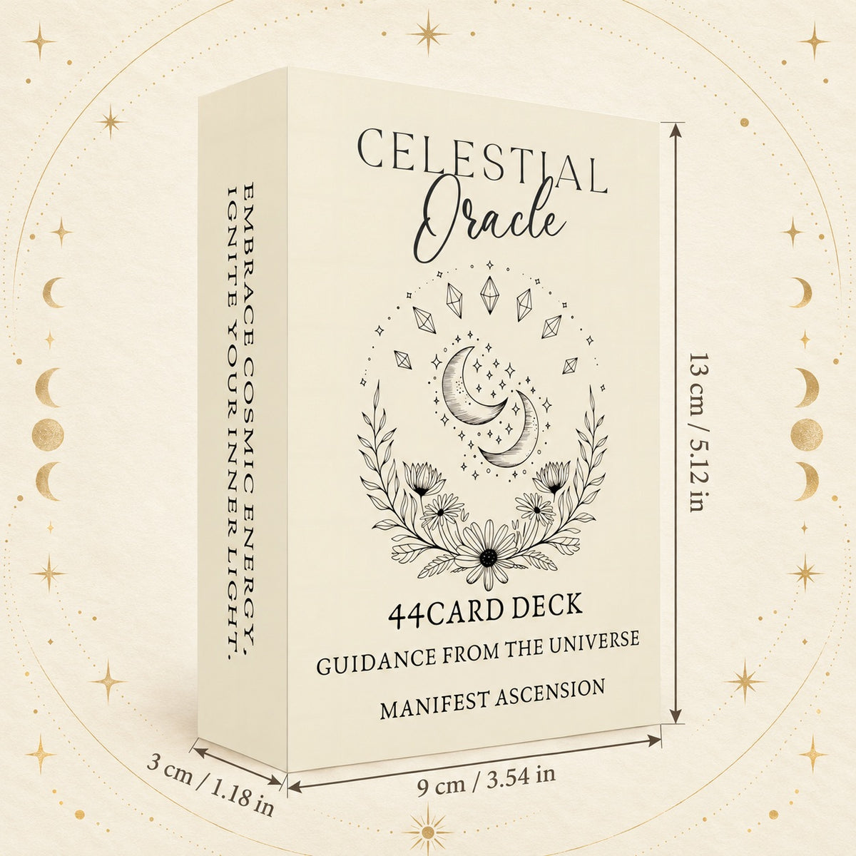 Celestial Oracle — Yes or No Oracle Cards for Intuition and Self-Reflection