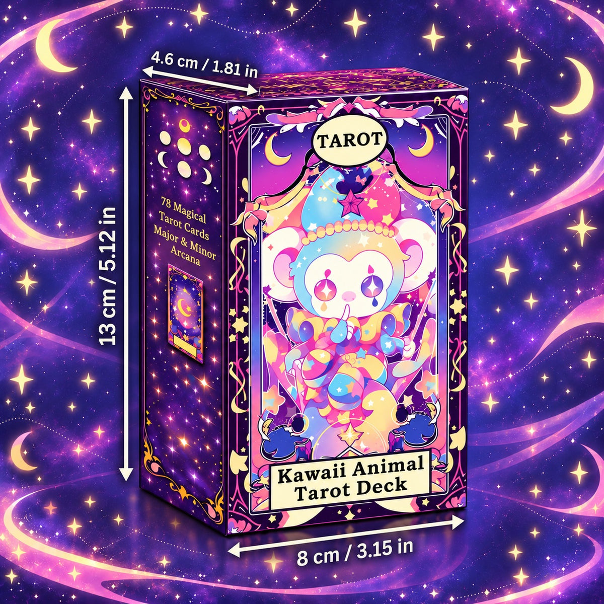 Kawaii Animal Tarot — Cute Animal Tarot Cards for Self-Love and Self-Reflection