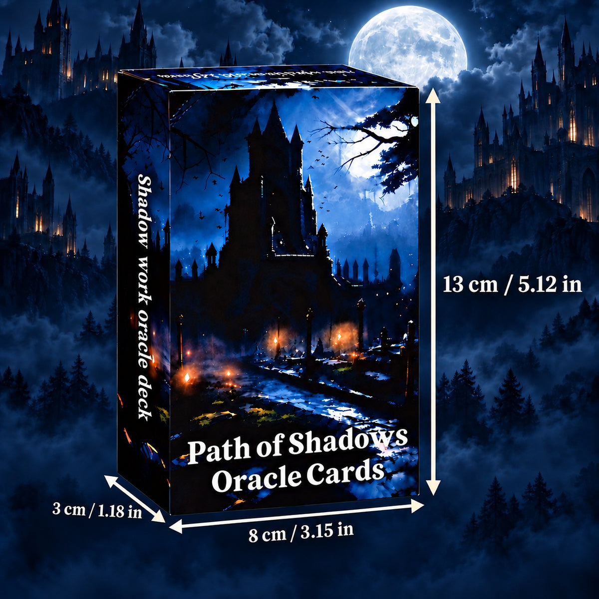 Path of Shadows Oracle — Gothic Fantasy Oracle Cards for Shadow Work and Self-Reflection