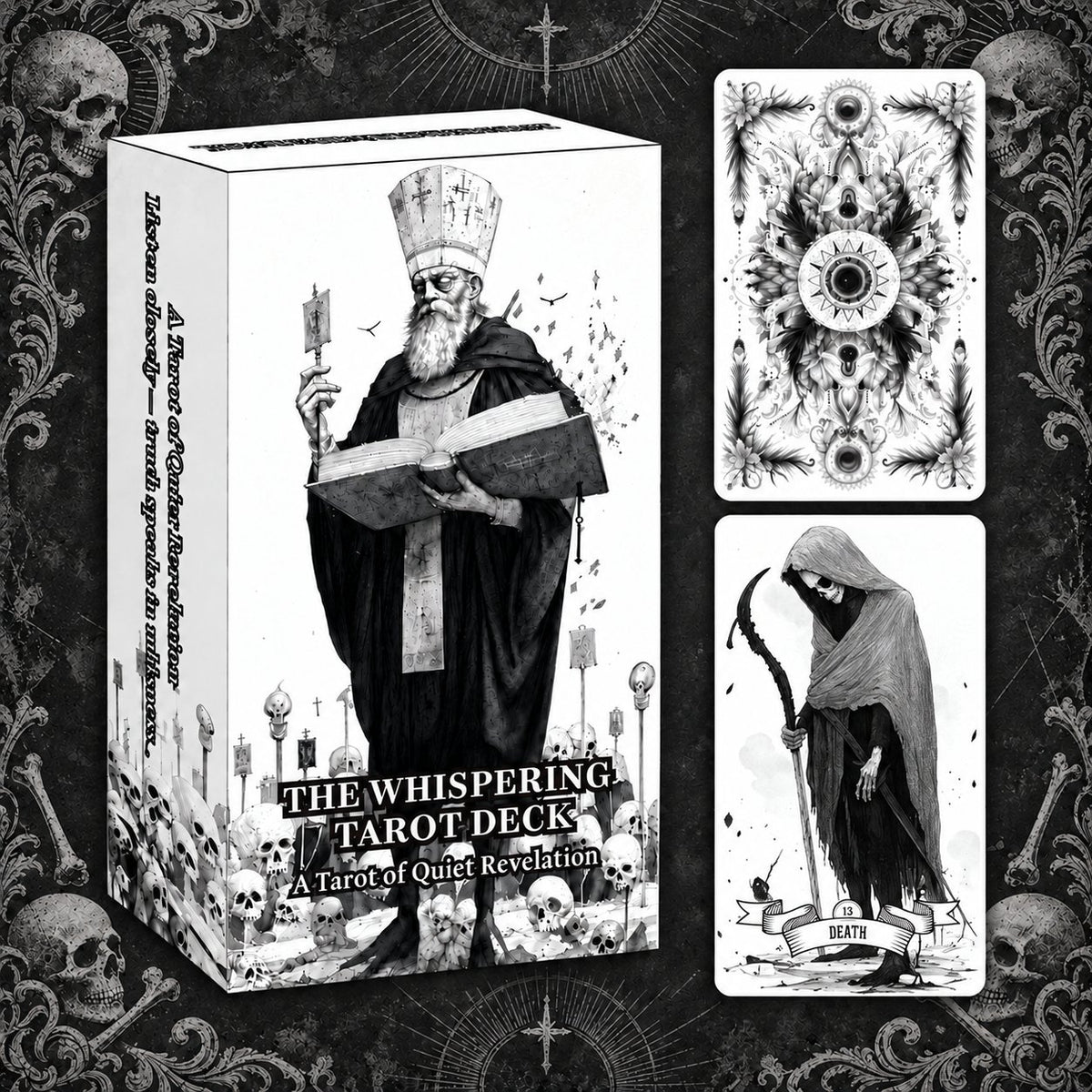 The Whispering Tarot — Vintage Gothic Tarot Cards for Shadow Work and Self-Reflection
