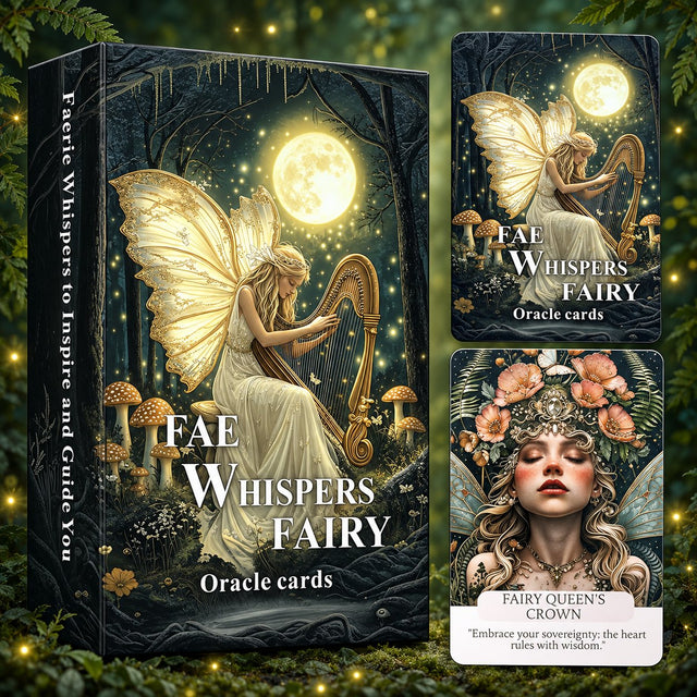 Fae Whispers Oracle — Fairy Fantasy Oracle Cards for Intuition and Self-Trust