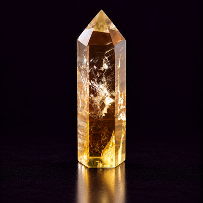 Citrine Crystal Tower — Abundance and Energy Amplification
