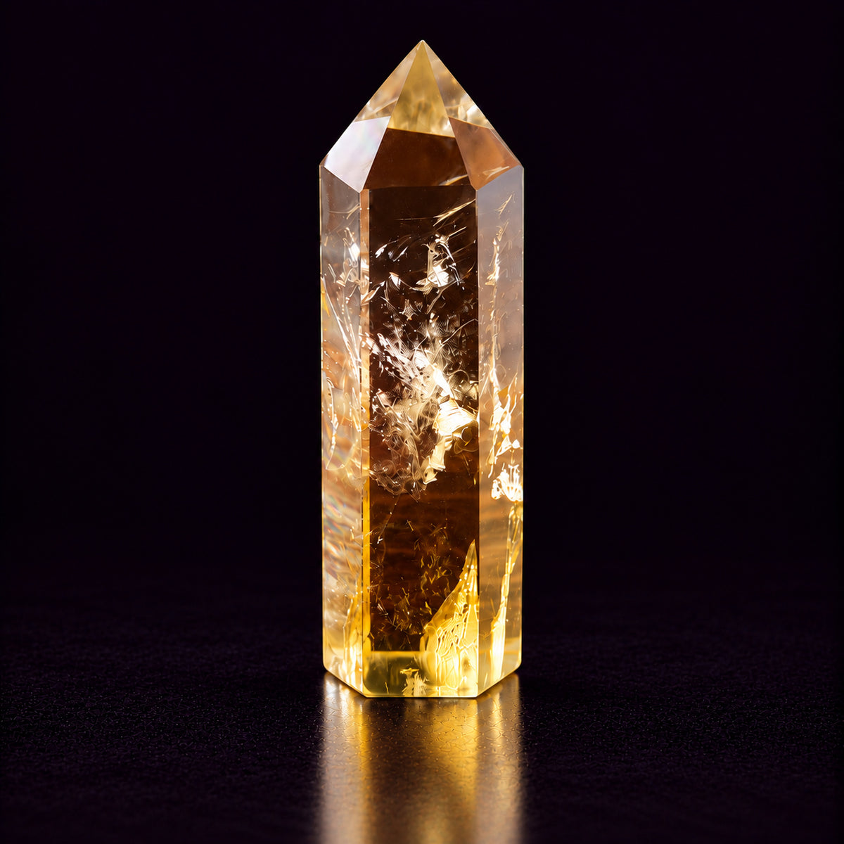 Citrine Crystal Tower — Abundance and Energy Amplification