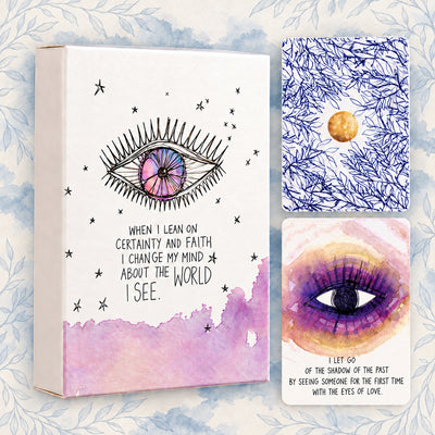 Mystic Eye Oracle — Watercolor Oracle Cards for Self-Love and Reflection