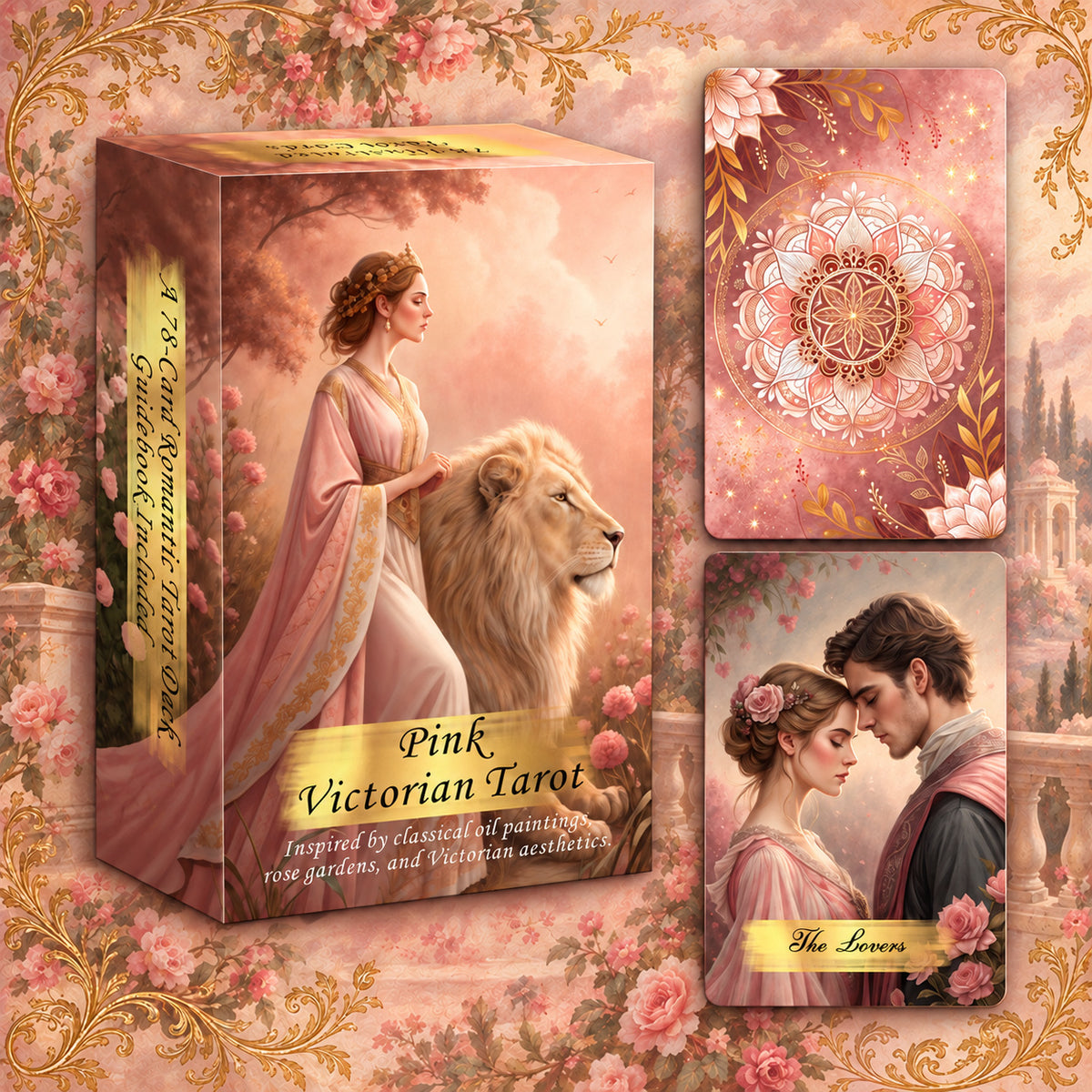 Pink Victorian Tarot — Romantic Tarot Cards for Self-Reflection