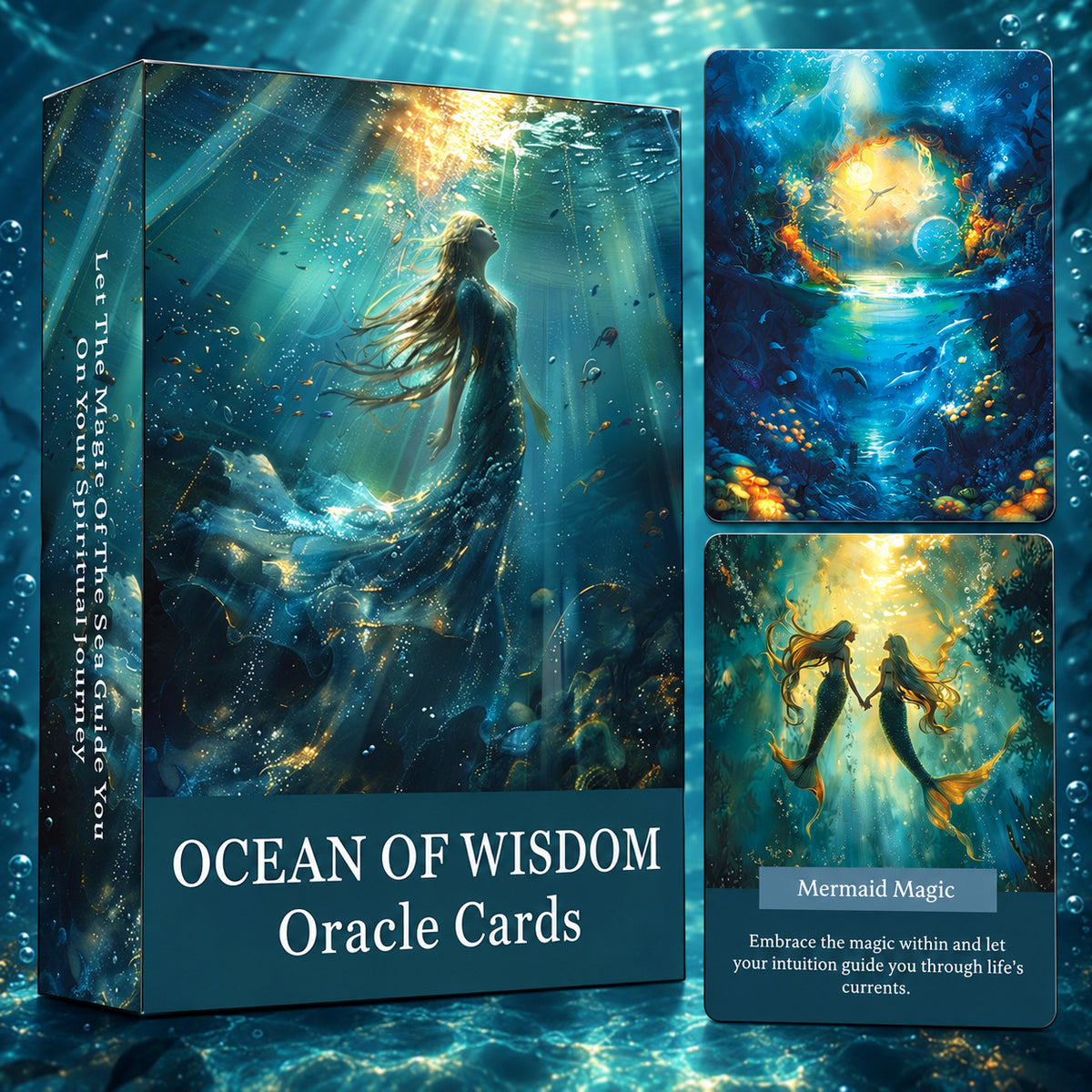 Ocean of Wisdom Oracle — Ocean Fantasy Oracle Cards for Intuition and Renewal