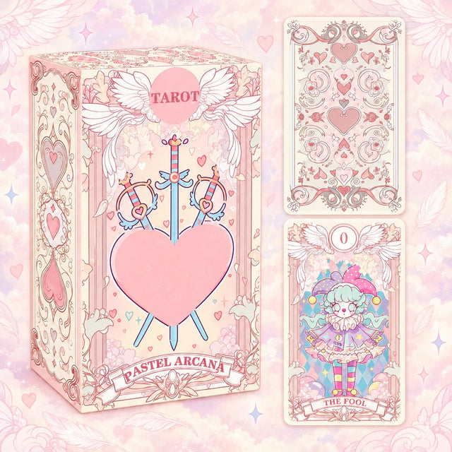 Pastel Arcana Tarot — Kawaii Tarot Cards for Self-Love and Reflection