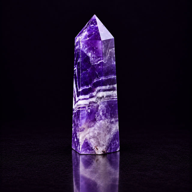 Amethyst Crystal Tower — Intuition and Energy Amplification