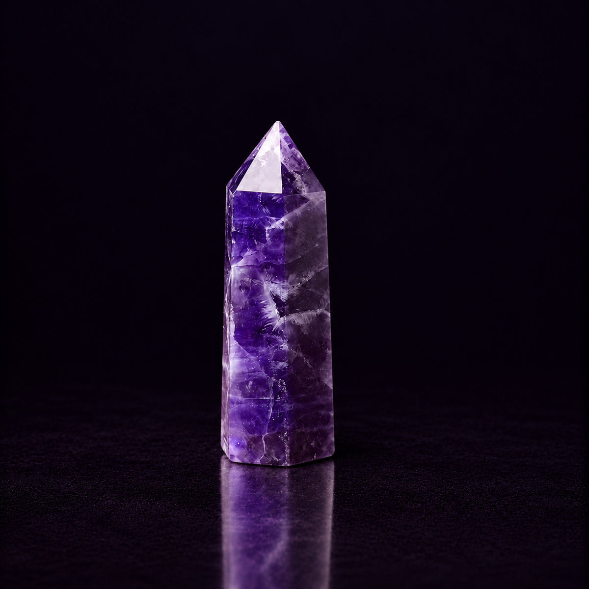 Amethyst Crystal Tower — Intuition and Energy Amplification
