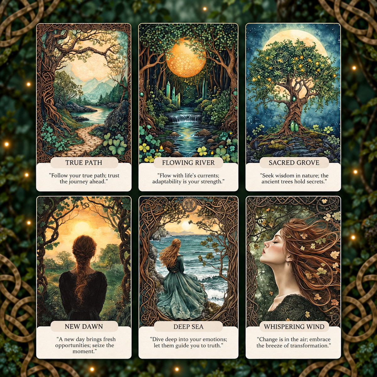 Celtic Magic Oracle — Forest-Inspired Oracle Cards for Grounding and Renewal