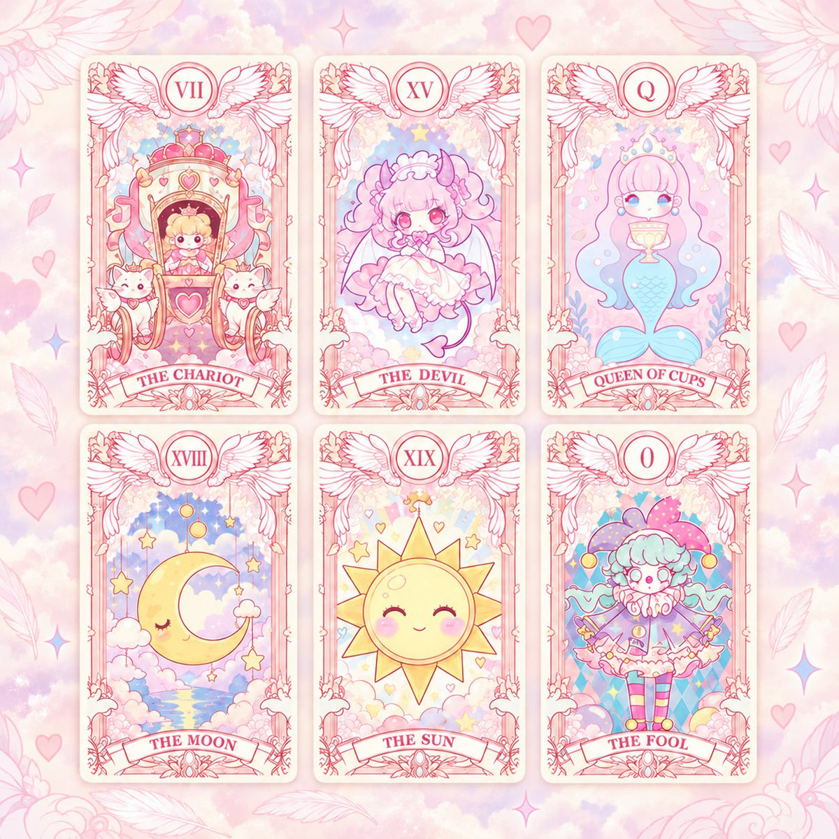 Pastel Arcana Tarot — Kawaii Tarot Cards for Self-Love and Reflection