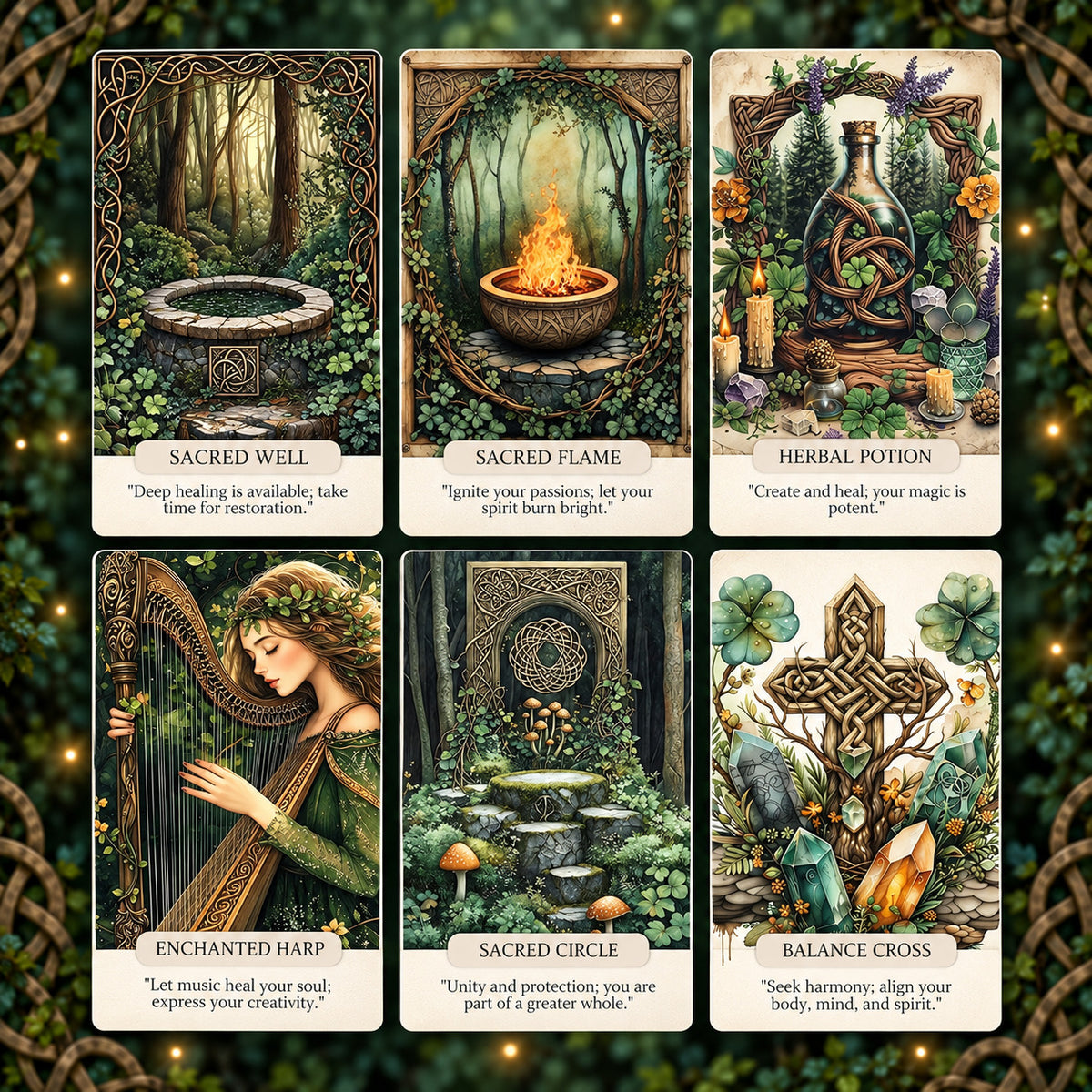 Celtic Magic Oracle — Forest-Inspired Oracle Cards for Grounding and Renewal