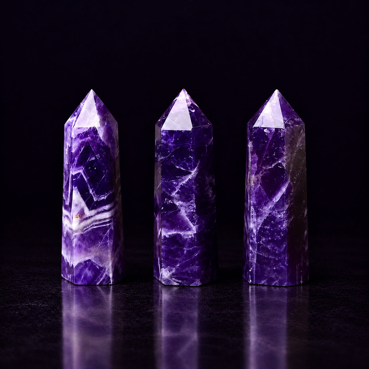 Amethyst Crystal Tower — Intuition and Energy Amplification