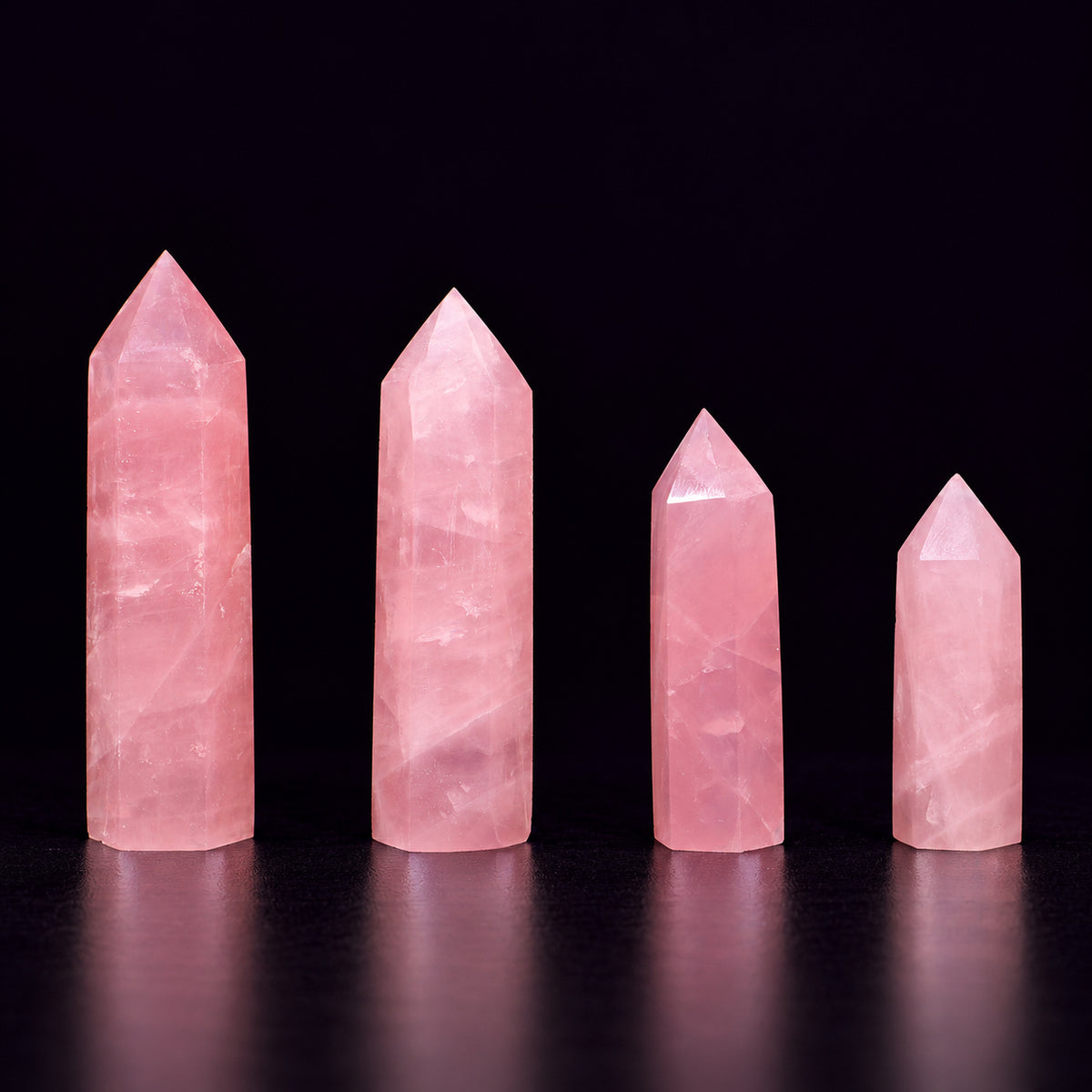 Rose Quartz Crystal Tower — Love and Energy Amplification