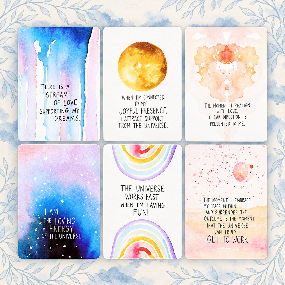 Mystic Eye Oracle — Watercolor Oracle Cards for Self-Love and Reflection