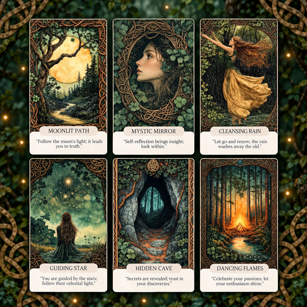 Celtic Magic Oracle — Forest-Inspired Oracle Cards for Grounding and Renewal