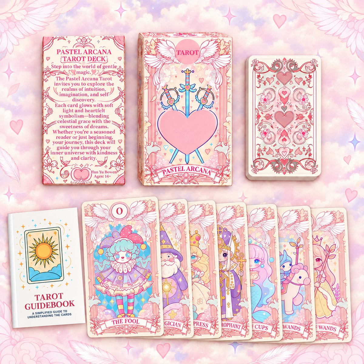 Pastel Arcana Tarot — Kawaii Tarot Cards for Self-Love and Reflection