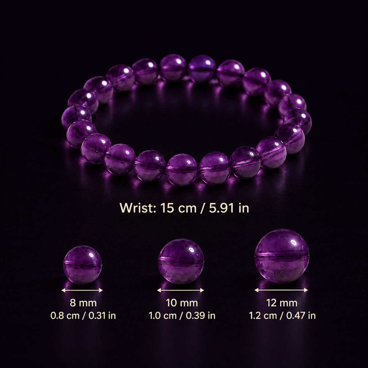 Amethyst Crystal Bracelet
