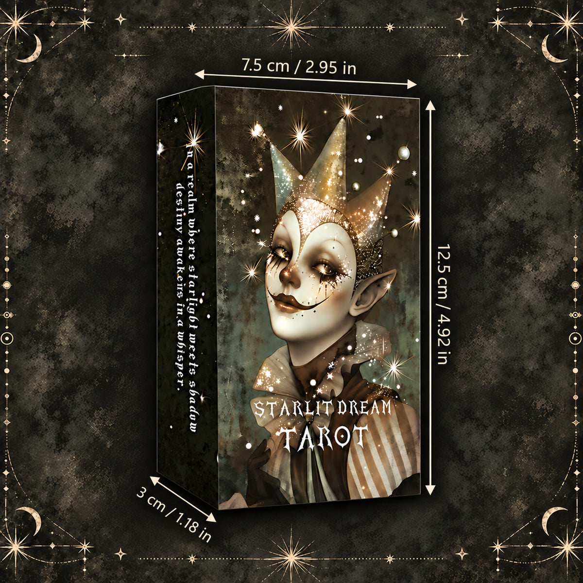 Starlit Dream Tarot — Whimsical Gothic Tarot Cards for Intuition and Self-Reflection