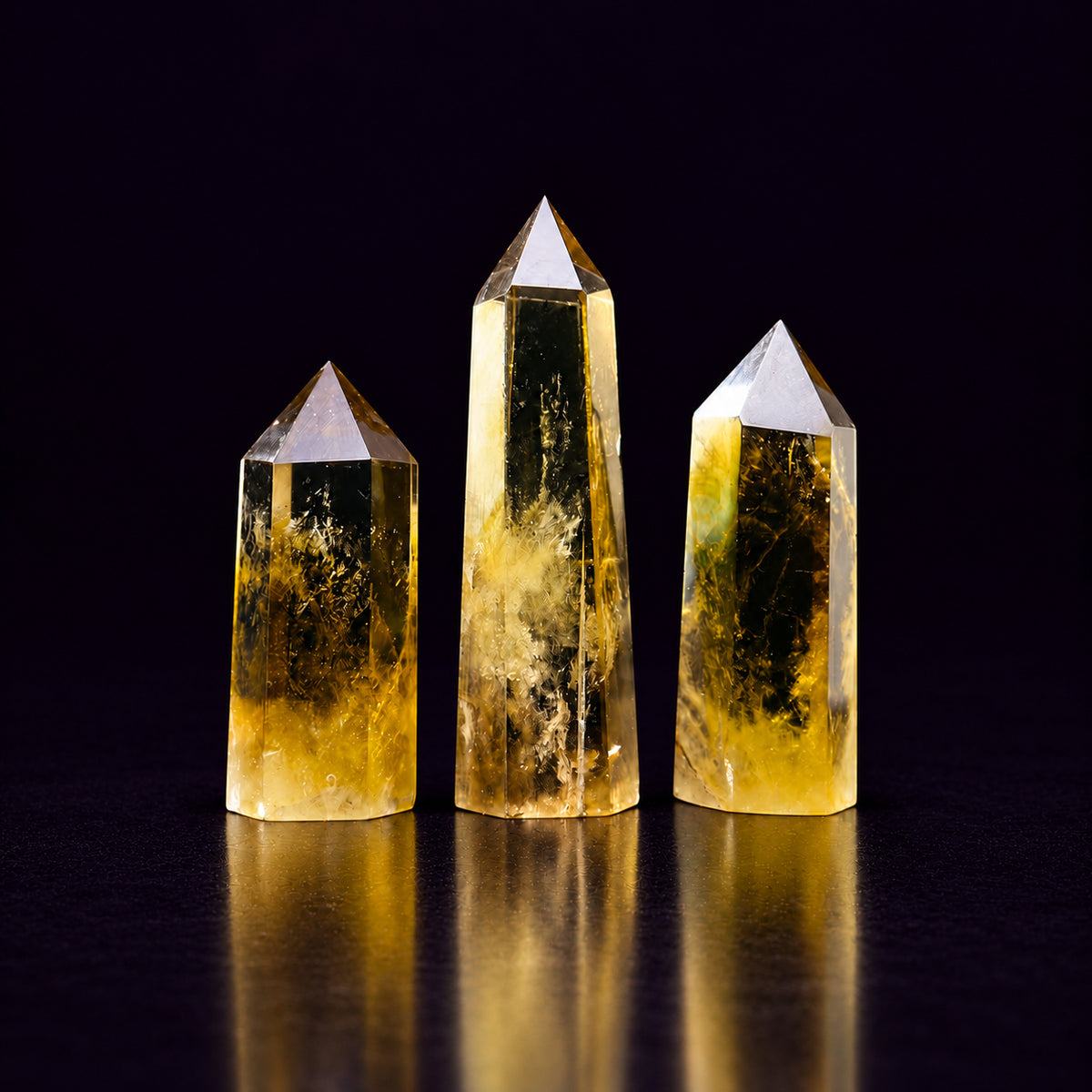 Citrine Crystal Tower — Abundance and Energy Amplification