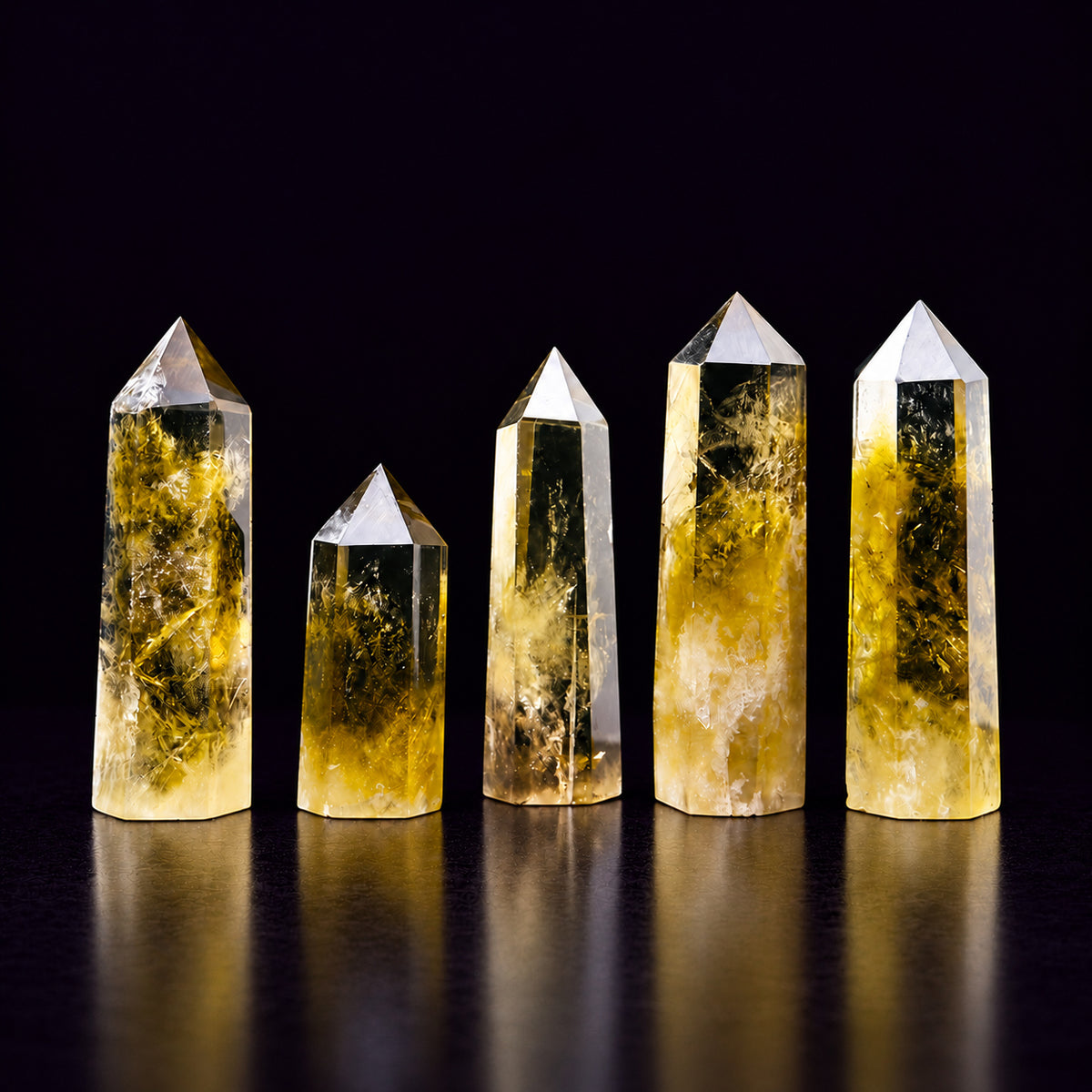 Citrine Crystal Tower — Abundance and Energy Amplification