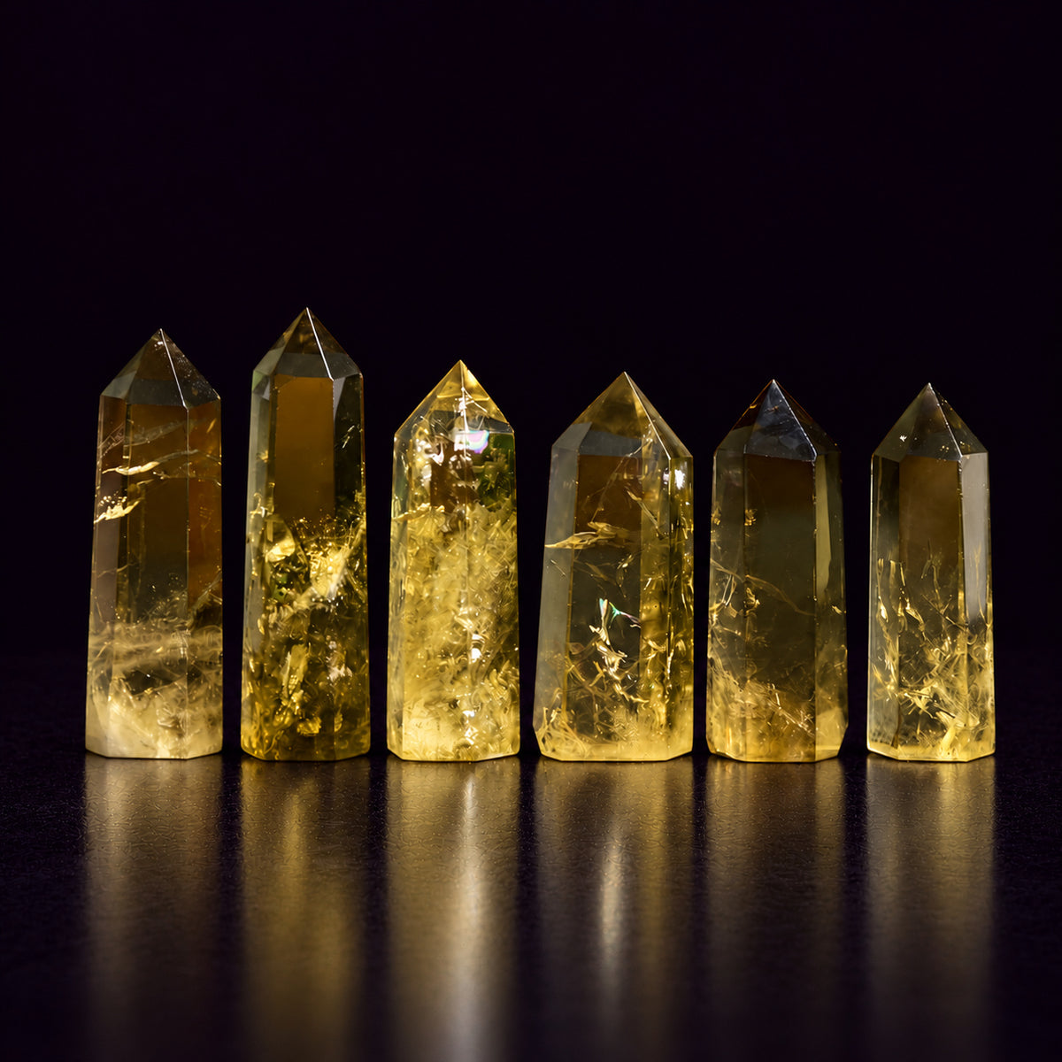 Citrine Crystal Tower — Abundance and Energy Amplification