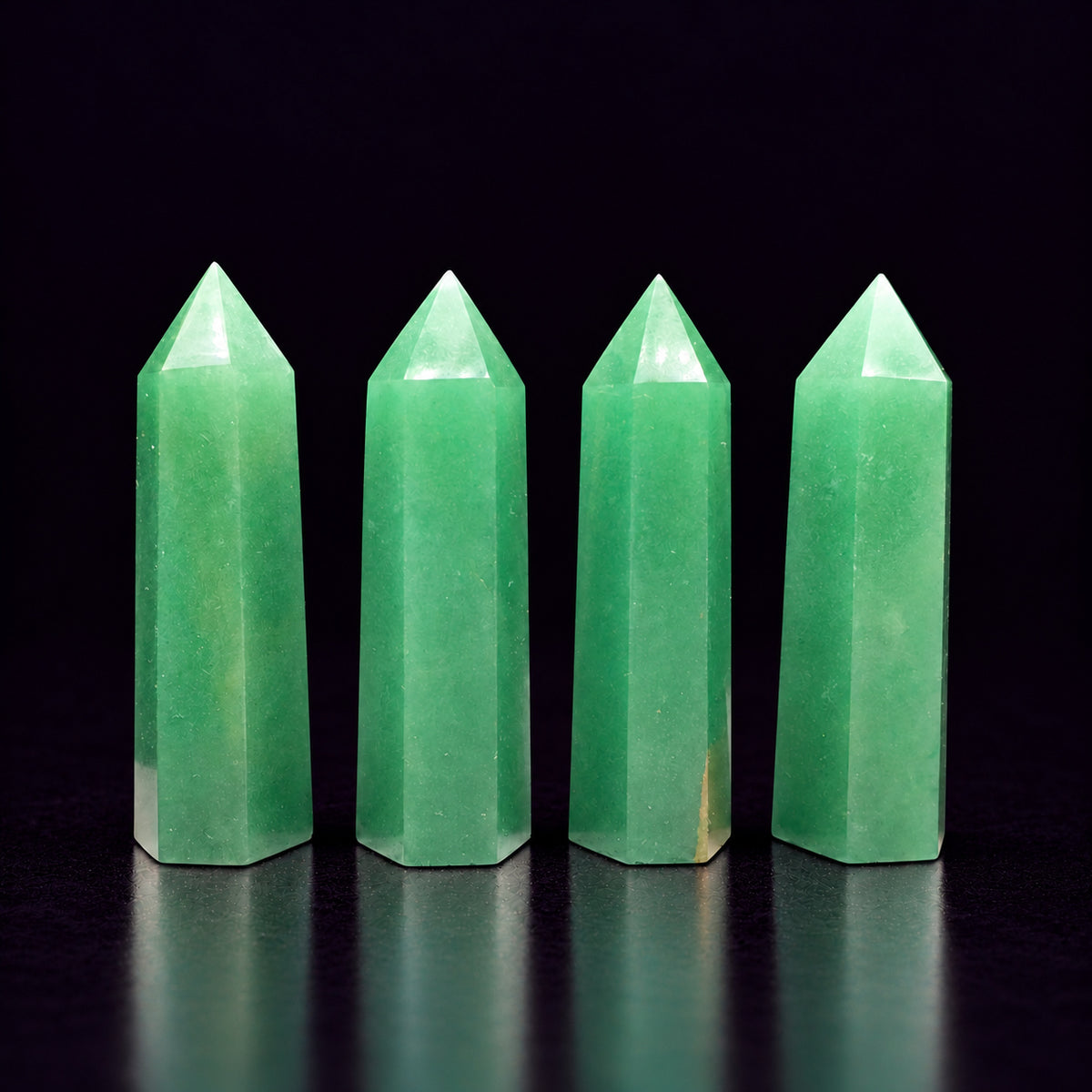Green Aventurine Crystal Tower — Opportunity and Energy Amplification