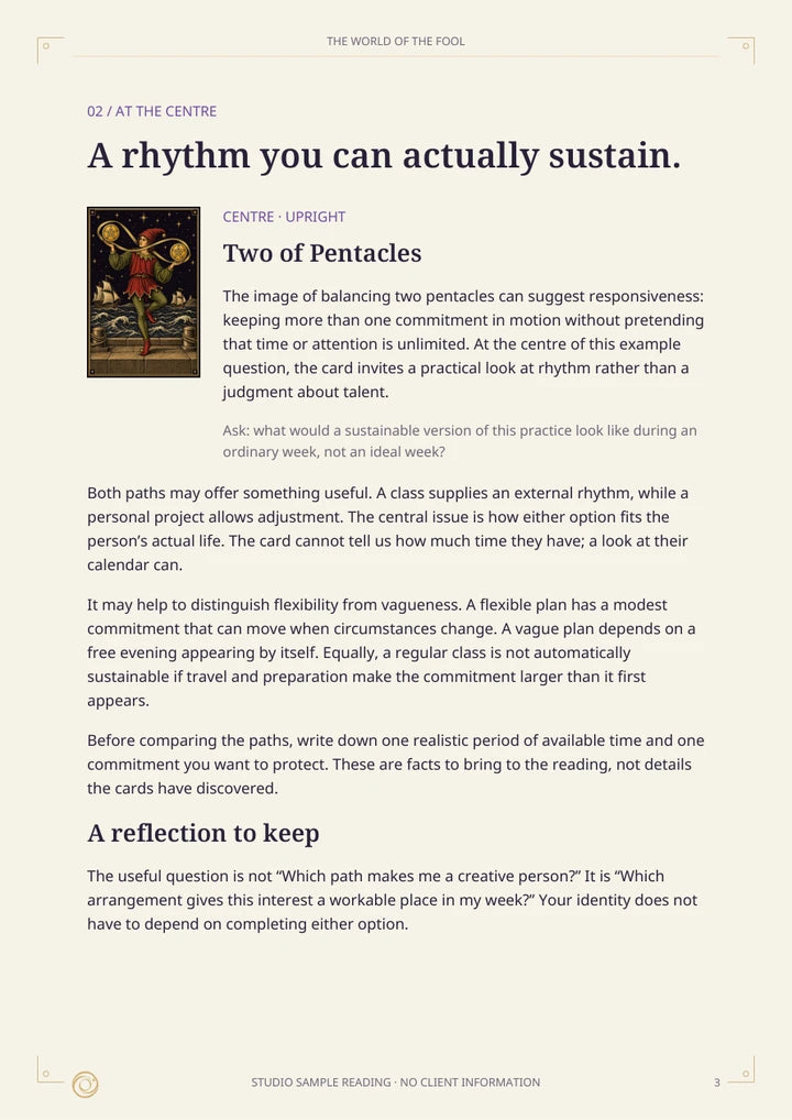 Crossroads studio sample page 3