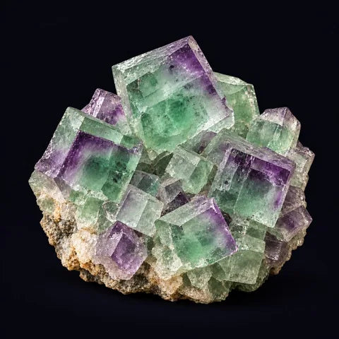Fluorite — AI mineral illustration