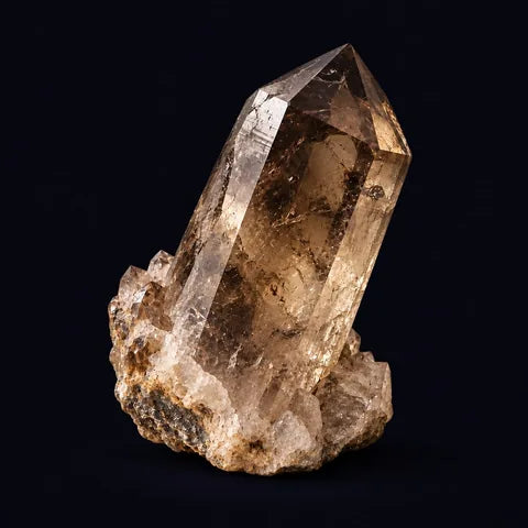 Smoky Quartz — AI mineral illustration