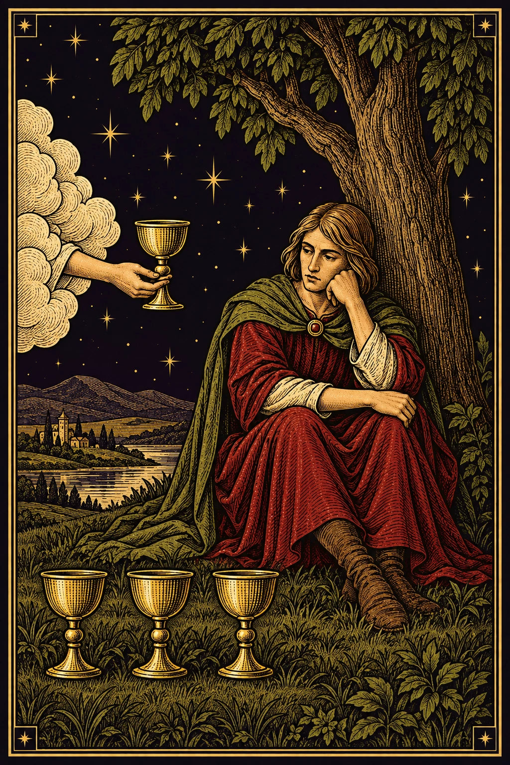 Four of Cups