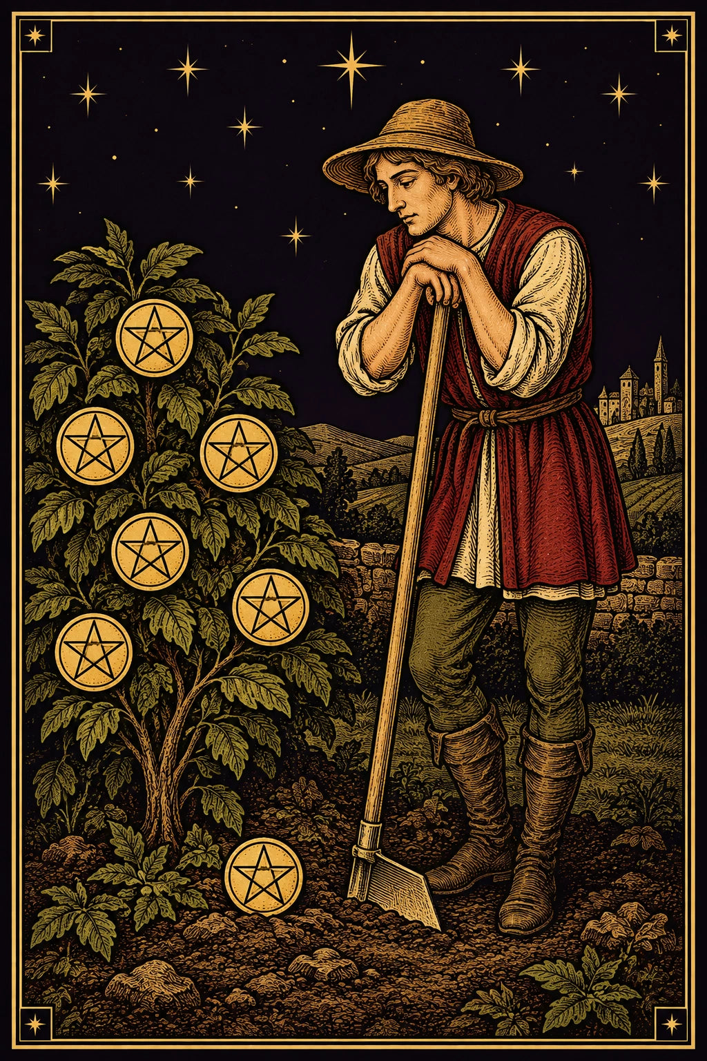 Seven of Pentacles