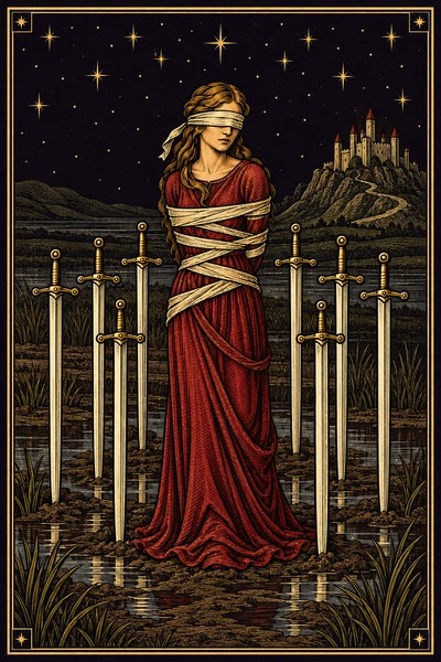 Eight of Swords, upright
